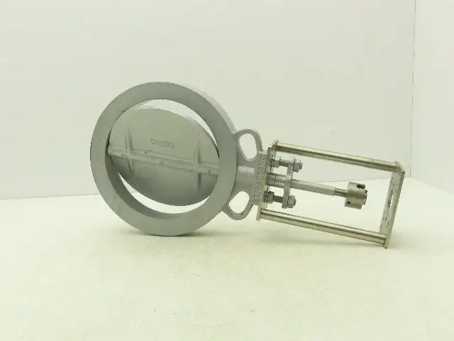 DN200 PN16 Wafer Butterfly Valve Cast Iron 8" W/Mount