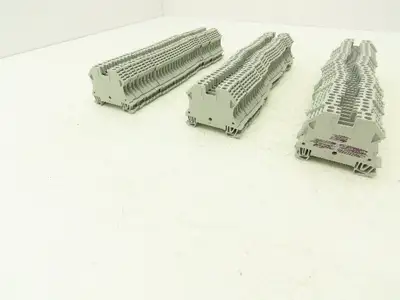 Allen Bradley 1492-J4 Feed-Through Terminal Block Gray 4mm Sq  Lot of 120