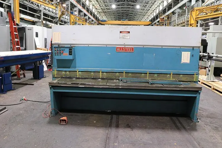 Used 1990 ALLSTEEL 38/-10 MAXI Power Squaring Shears (Inch) Illinois US | BLUMBERG MACHINERY COMPANY #897579