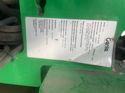 Used 2016 S-40 Genie Telescopic Boom Lifts Florida US | Stack Equipment #1418840
