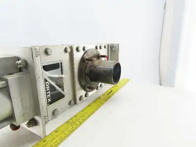 Salina Vortex B03 25550 2-1/4" Pneumatic Slide Gate Dry Material Cut Off Valve