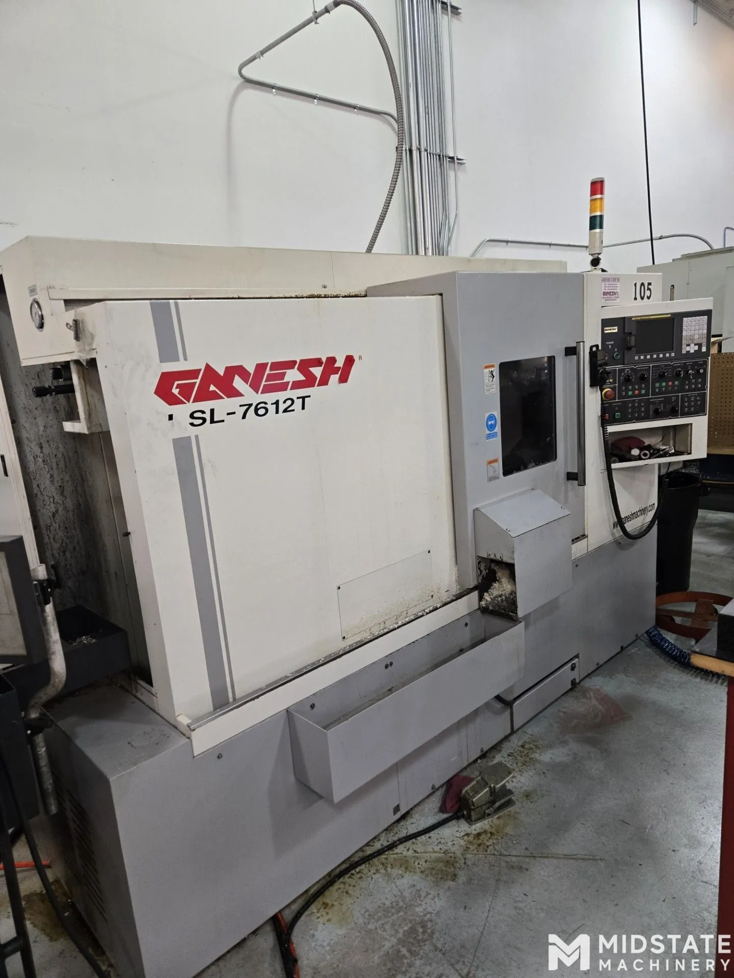 Ganesh Model KSL 7612T CNC Turning Center, New in 2017