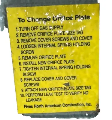 NEW NORTH AMERICAN 8697-3 ORFICE 1-1/2" 86973
