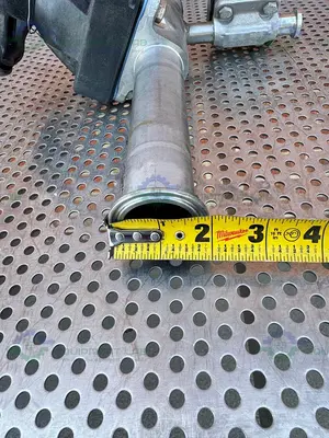 USED 2 ITT PURE FLO RA0.5MAX DIAPHRAGM VALVE  W/ 1 1/2 AND 3/4" SANITARY FITTING
