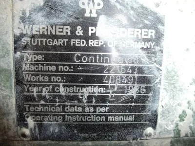 Werner & Pfleiderer Twin Screw Extruder
