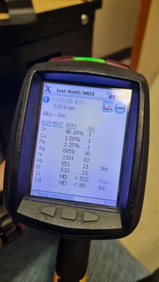 2013 OLYMPUS DP-6500-CC DELTA PREMIUM HANDHELD XRF ANALYZER Analyzers | Tekmart International Inc. (2)