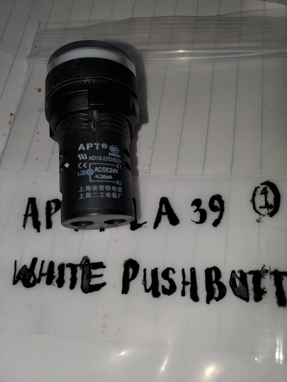 Used APT AD16-22D/S23 WHITE PUSH BUTTON  Energy Save  Light Relays & Switches Arizona US | ASSET CONVERSION SPECIALISTS, INC. #320895
