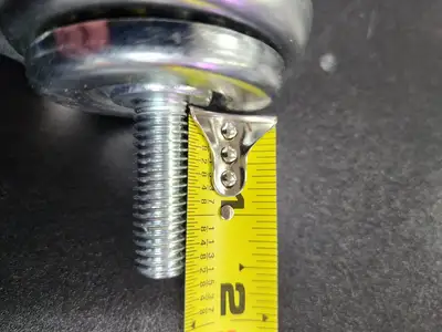 New | in-Stock Falcon Restaurant Supply New 4" Swivel Threaded Stem Caster Wheel with Brake - 1/2" - 13 x 1 1/2" Stem, 240 lb. Capacity Casters Illinois US | Falcon Restaurant Supply #1376673