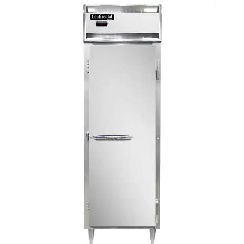 Continental DL1W Full Height Insulated Reach In Heated Cabinet W/ (19) Pan Capacity, 208-230v/1ph