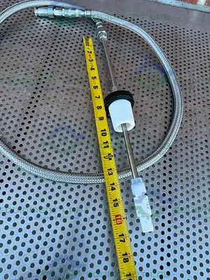Unbranded Stainless Steel Braided Hose 82" w/ Sensor, Quick Release Fitting
