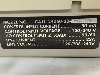 USED BARBER COLMAN CA11-24060-22-0-20