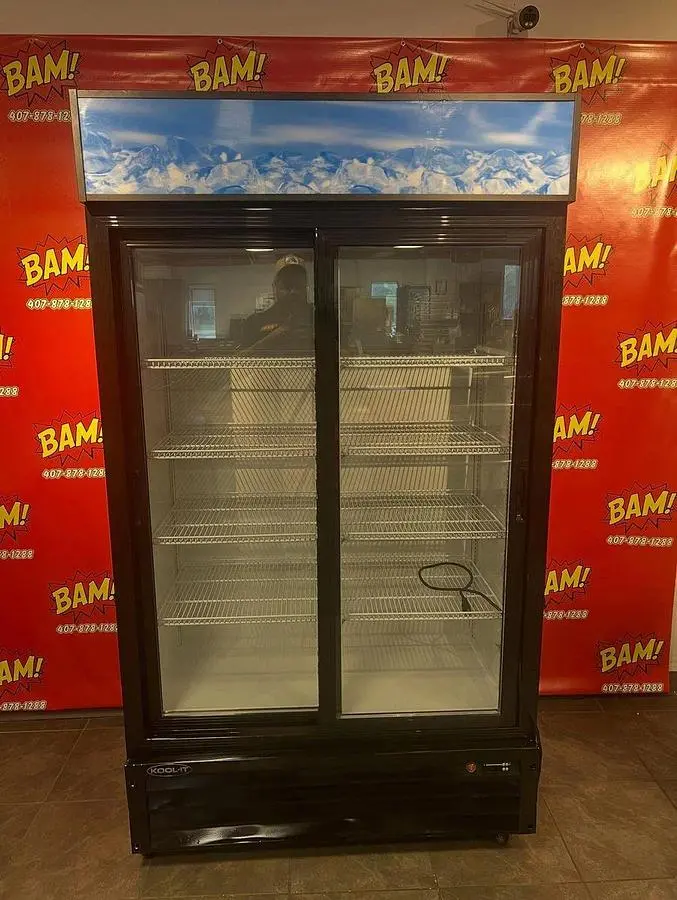 Kool-It KSM-36 44” 2-Section Merchandiser Refrigerator with Sliding Glass Door, 31 cu. ft.Kool-It KSM-36 44” 2-Section Merchandiser Refrigerator with Sliding Glass Door, 31 cu. ft.