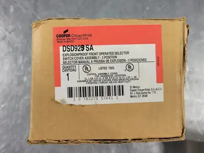USED CROUSE-HINDS DSD923SA