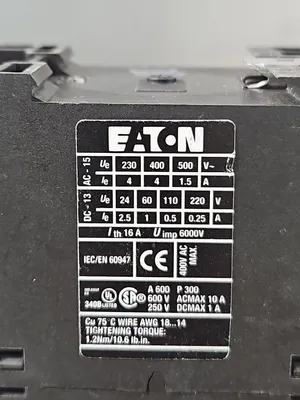 Eaton XTRE10B22 Contactor loc4B9