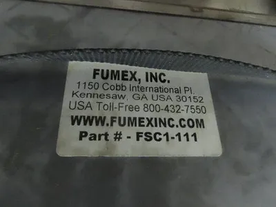 Fmex FSC1-SS Industrial Air Filtration Stainless Steel Dust Collector 230V 1Ph