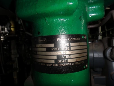 Fisher EZ 1.5" ANSI 150 316 Control Valves
