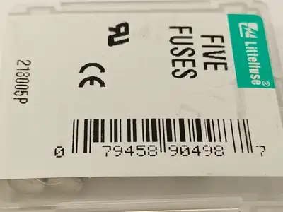 New | in-Stock Littelfuse Slo-Blo Fuse 5A 250VAC PKG OF 5 Fuses Michigan US | Maverick Industrial Sales #1398264