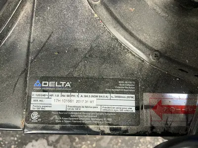 Used 2017 DELTA 50753 T2 Dust Collectors Ohio US | HGR 24 #1278984