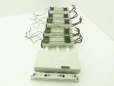 Wohner Classic 60 System Busbar 24" 3Ph 362A EQUES Lot of 5 32A 600V Adapters