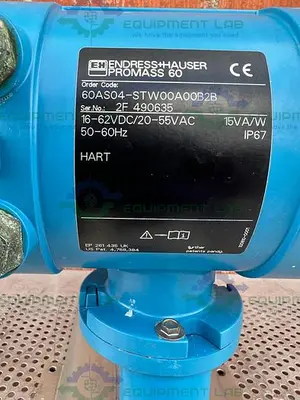 USED ENDRESS + HAUSER PROMASS 60AS04 MASS FLOW METER  20-55 VAC