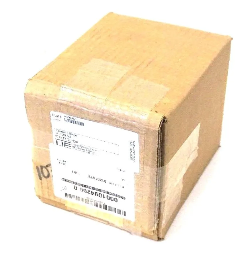 NEW UNITED ELECTRIC CONTROLS H400-453 PRESSURE SWITCH