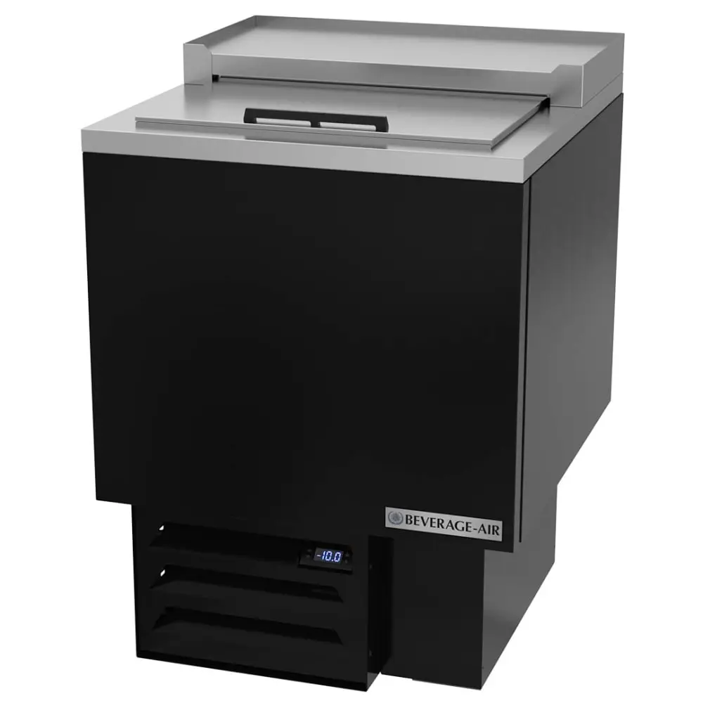 Beverage-Air GF24HC-B 1 Section Glass Chiller W/ 76 Mug Capacity - Black, 115v