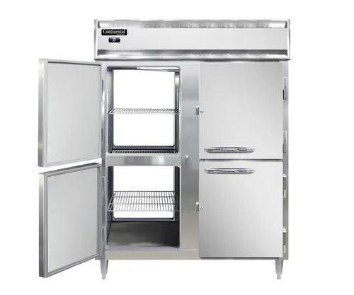 Continental DL2WE-SS-PT-HD Full Height Insulated Heated Cabinet W/ (30) Pan Capacity, 208-230v/1ph