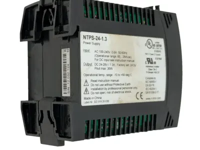 NEW N-TRON NTPS-24-1.3 POWER SUPPLY 24VDC NTPS2413