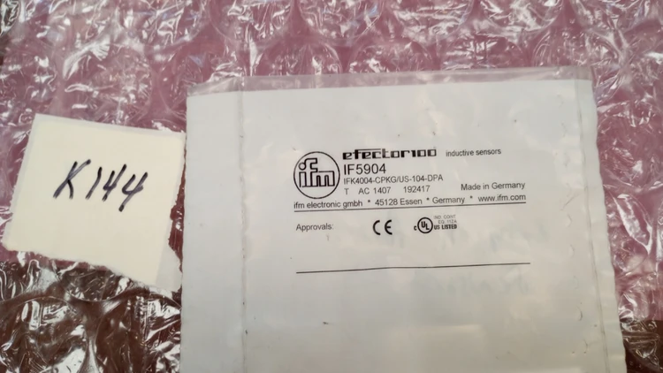 New | in-Stock IFM IFK40004-CPKG/US-104-DPA Sensors Arizona US | ASSET CONVERSION SPECIALISTS, INC. #324971