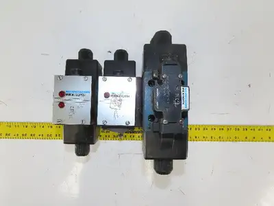 Rexroth 4WE10D31/0FCW110N9DAL 4/2 Way Hydraulic Regulated Valve Assembly 120V