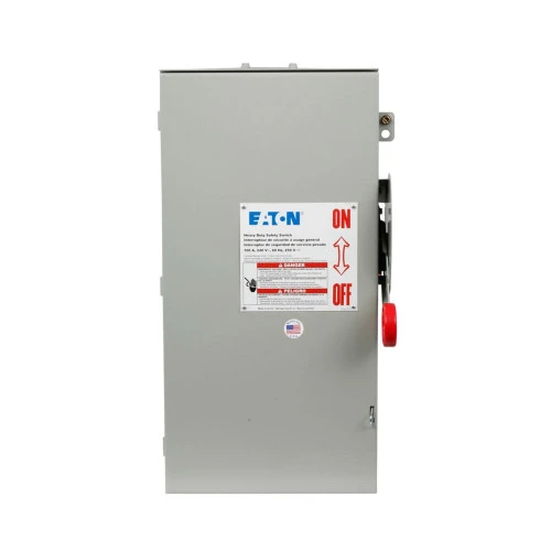 Eaton DH223FRK Fused Disconnect Safety Switch, 100A, NEMA 3R, 2-Wire, 240V [New]
