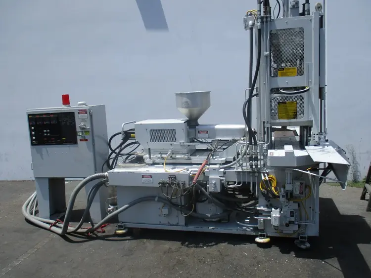 Used 1990 NEWBURY V5-75BRS Injection Molding Machines California US | TNT Industrial #397687