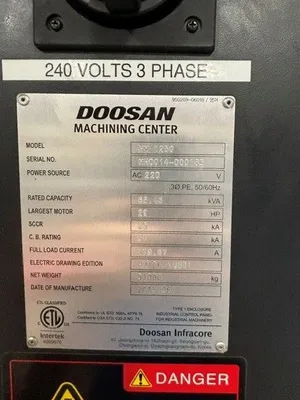 DOOSAN HM 1250 Horizontal Machining Centers | Hillary Machinery LLC (11)