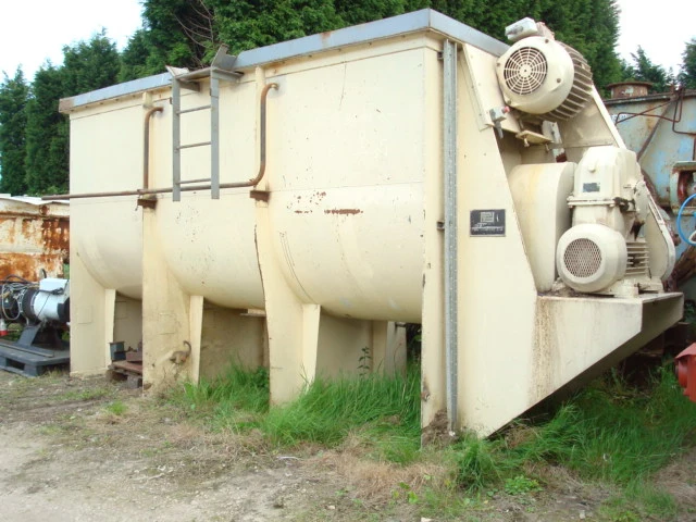 6,500L Peat Drewery M/S U-Trough Mixer