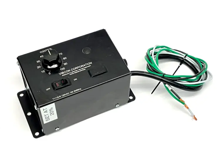 Used Vibcon Vibratory Feeder Control 120VAC 15A 50/60Hz Motor Controllers Michigan US | Maverick Industrial Sales #1400741