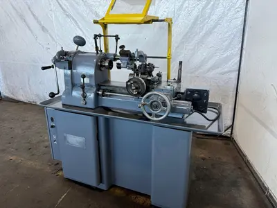 11" X 18" HARDINGE HC TURRET LATHE. STOCK # 0895424