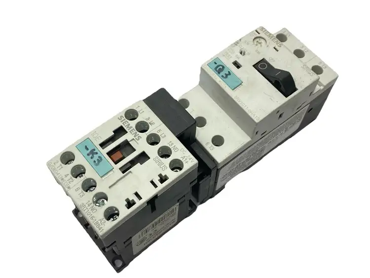 Used Siemens Contactor Starter Combination 0.55-0.8A 400VAC 24VDC Motor Control Parts Michigan US | Maverick Industrial Sales #1401935