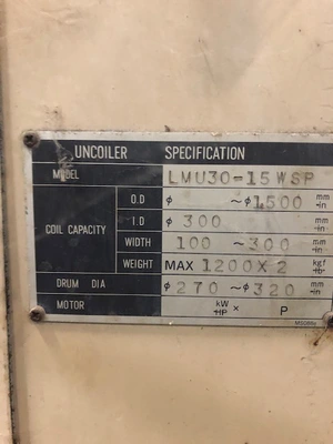 USED MATSUMOTO LMU30-15WSP