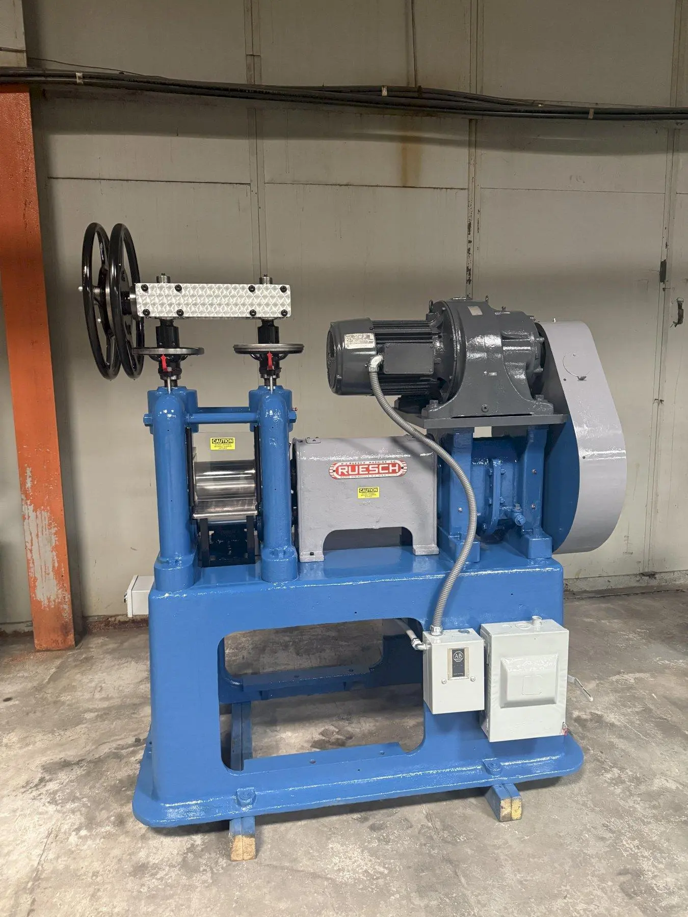 NEW RUESCH 5" X 8" 2-HIGH ROLLING MILL