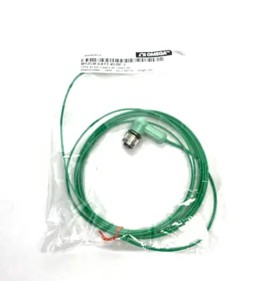 USED OMEGA THERMOCOUPLE EXTENSION CABLE ASSEMBLY M12 RT ANGLE