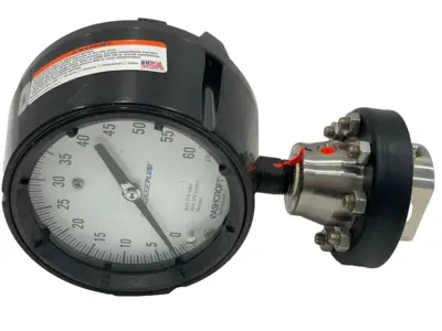 NEW ASHCROFT SABF27989 PRESSURE GAUGE WITH DIAPHRAGM 316L 0-60 PSI