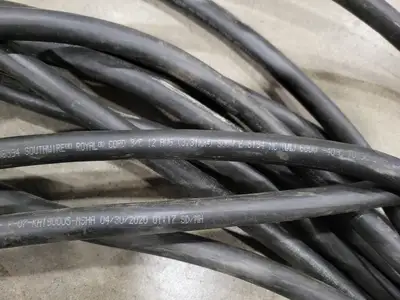 60 ft SOOW Power Extension Cord 12/3 AWG 15A 125V