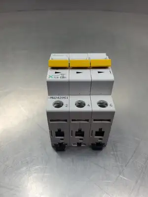 Used Moeller PLS6-C25/3-MW X-Pole 3-Pole Breaker Circuit Breakers South Carolina US | Palmetto Automation #1151443