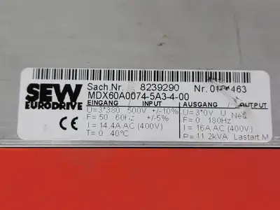 USED SEW-EURODRIVE MC07A075-5A3-4-00