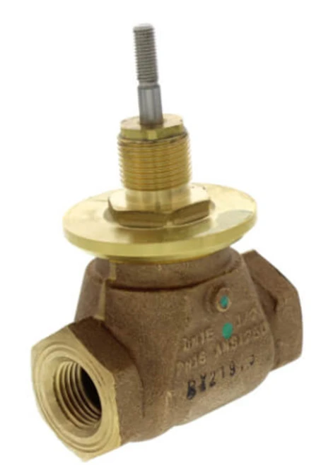 Johnson Controls VG7241ET Globe Valve, 2 Way, 1/2 in. 1.8 Cv, NPT, Bronze Body [New]