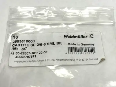 New | in-Stock Weidmuller Sealing Element 2583610000 LOT OF 7 Connector Accessories Michigan US | Maverick Industrial Sales #1402886