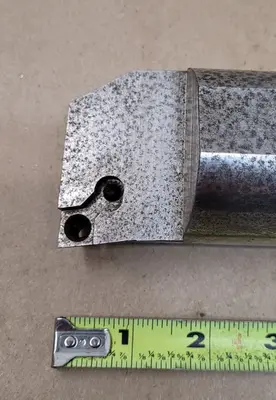 BORING BAR, TOOLING & ACCESSORIES, 12.25 IN OAL, 2.25 IN SHANK DIAMETER