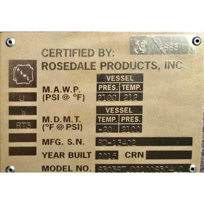NEW ROSEDALE 8303RTJD2100S304LC