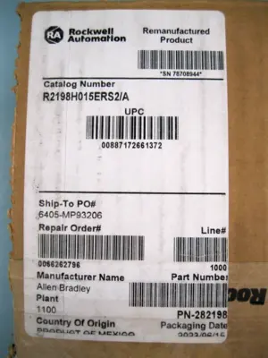 USED Allen Bradley 2198-H015-ERS2