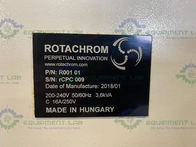 USED 2018 ROTACHROM RCPC PILOT-SCALE CENTRIFUGAL PARTITION CHROMATOGRAPHY SYSTEM